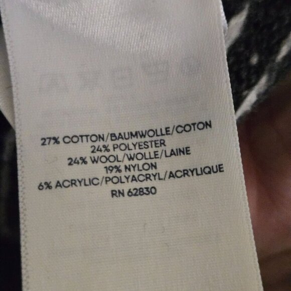 Lands' End Hunter Star BirdEye Knit Wool Blend Crewneck Sweater Size XL - Picture 10 of 11